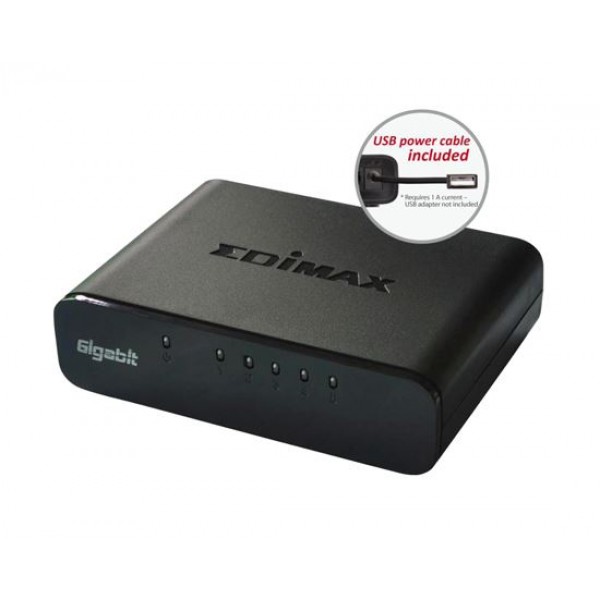 Buy EDIMAX 5 Port 10/100/1000 Gigabit Desktop Switch online from Legend PC