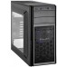SilverStone PS11B-W Precision ATX Black Mid-Tower Case with Window